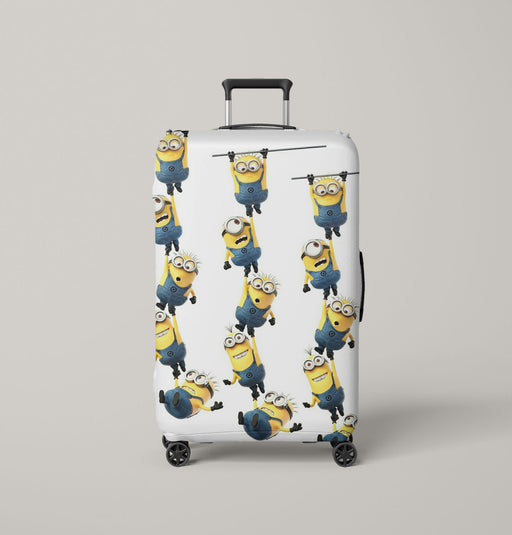 hanging minions animation movie Luggage Cover | suitcase