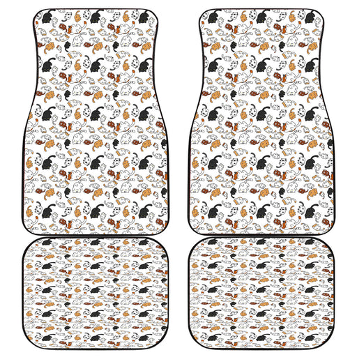 pusheen cat 2 Car floor mats Universal fit