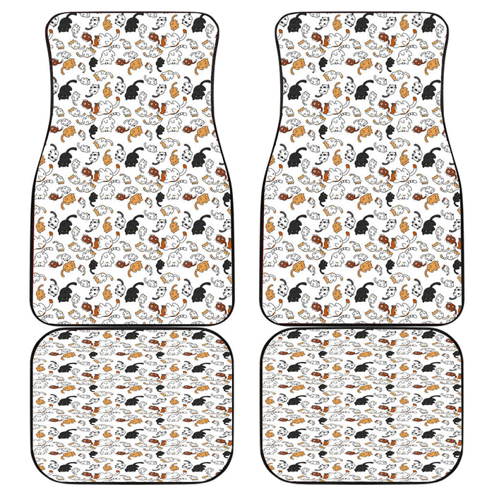 pusheen cat 2 Car floor mats Universal fit