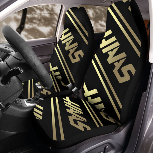 hans formula one gold Car Seat Covers