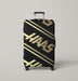 hans formula one gold Luggage Cover | suitcase