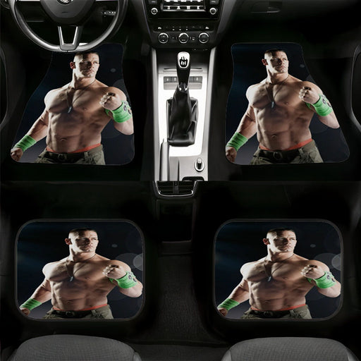 hefty john cena world wrestling entertainment Car floor mats Universal fit