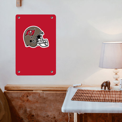 helmet of tampa bay buccaneers Poster Metal print wall art