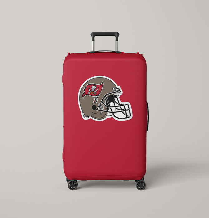 helmet of tampa bay buccaneers Luggage Covers | Suitcase