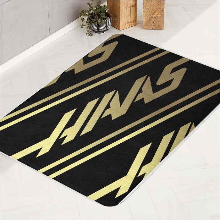 hans formula one gold bath rugs