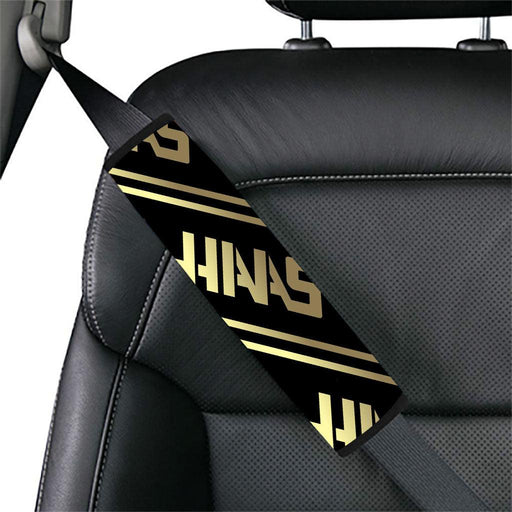 hans formula one gold Car seat belt cover