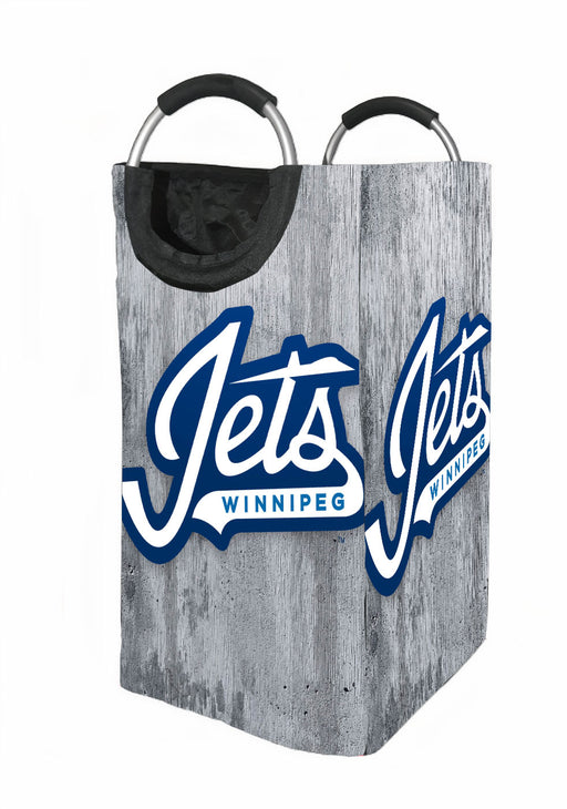 hets winnipeg team logo iced Laundry Hamper | Laundry Basket