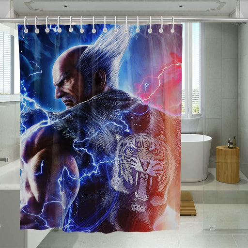 happy gimball shower curtains