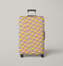 happy fried fries food Luggage Cover | suitcase