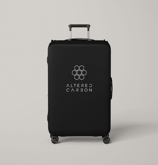 hexagon altered carbon Luggage Covers | Suitcase