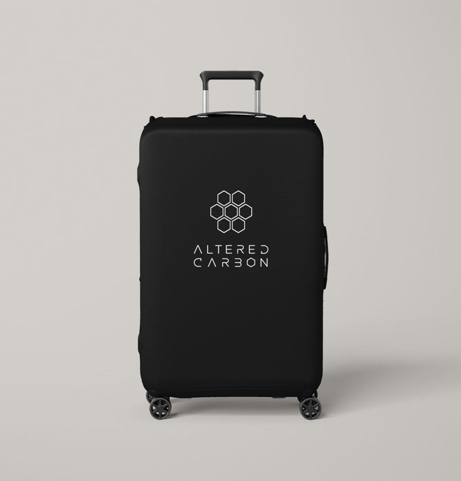 hexagon altered carbon Luggage Covers | Suitcase