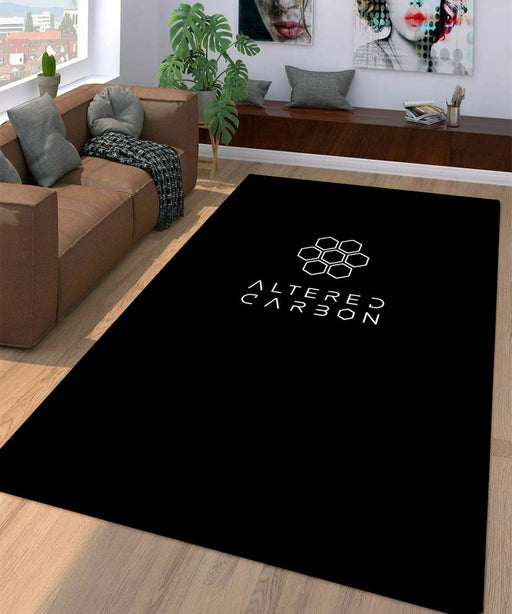 hexagon altered carbon Living room carpet rugs