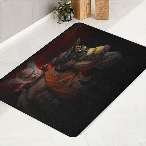 heihachi the leader tekken bath rugs