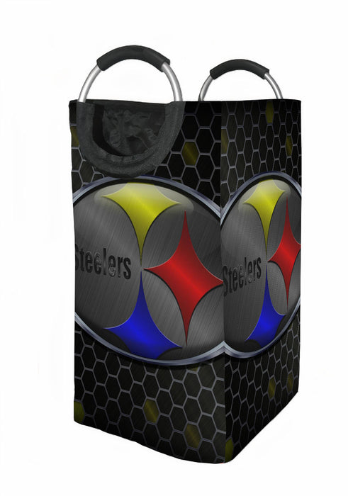 hexagon pattern of pittsburgh steelers Laundry Hamper | Laundry Basket