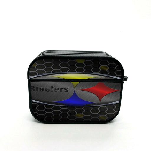 hexagon pattern of pittsburgh steelers airpod case