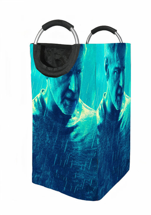 harrison ford blade runner 2049 in the rain Laundry Hamper | Laundry Basket