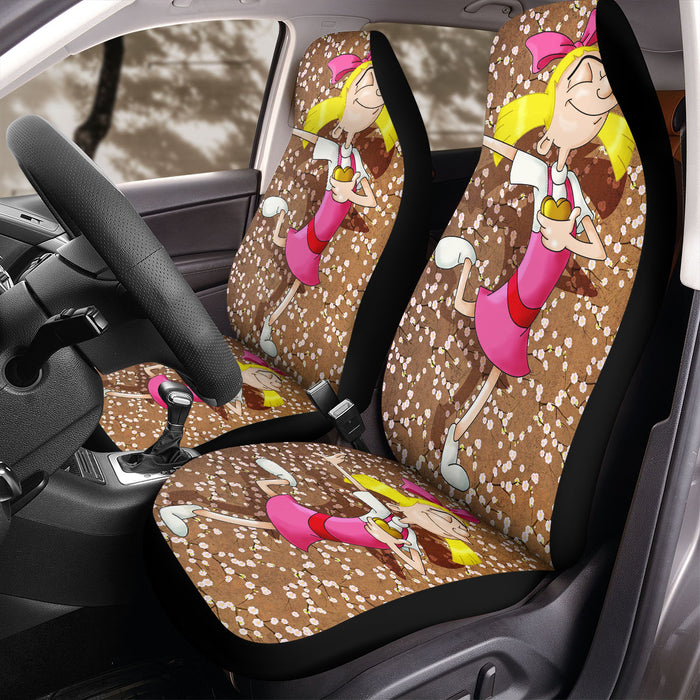 helga pataki hey arnold happier Car Seat Covers