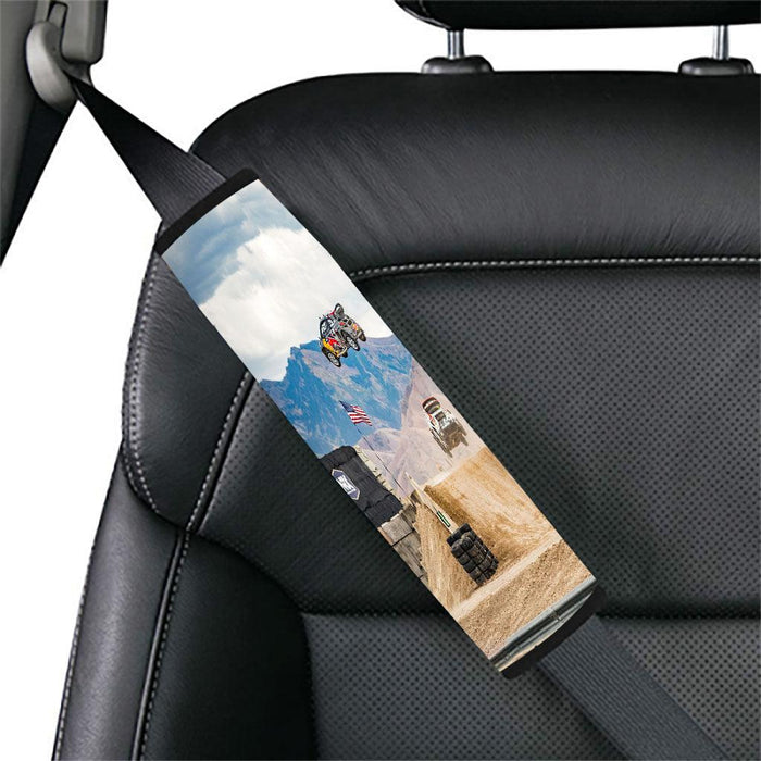 high jumping off road car racing Car seat belt cover - Grovycase