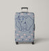 happy pretty dumbo disney Luggage Cover | suitcase