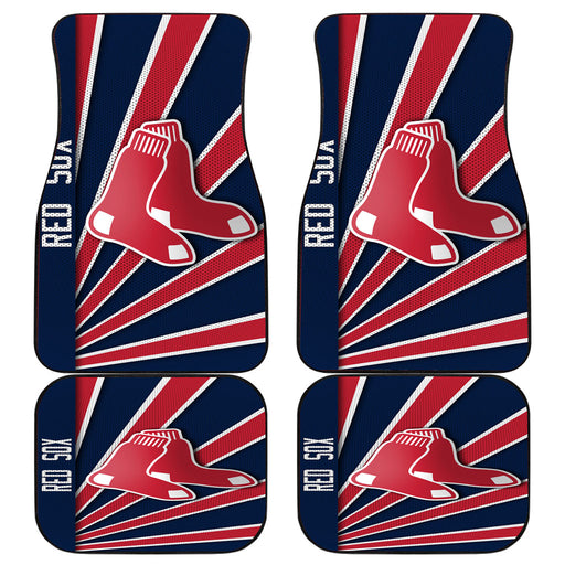 red sox Car floor mats Universal fit