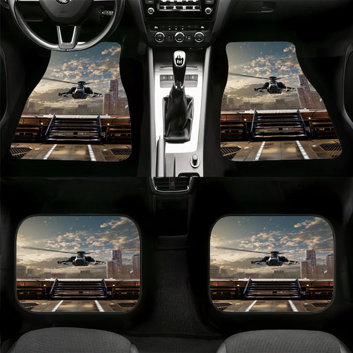 helipad in tekken 7 graphic Car floor mats Universal fit