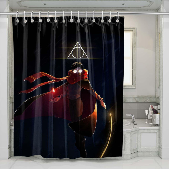 harry potter cartoon shower curtains