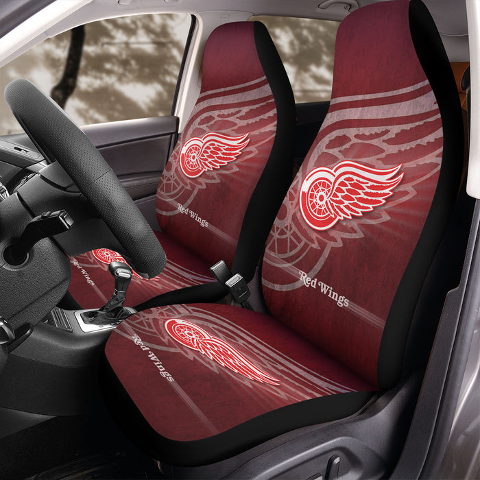 Red Wings Car Seat Covers