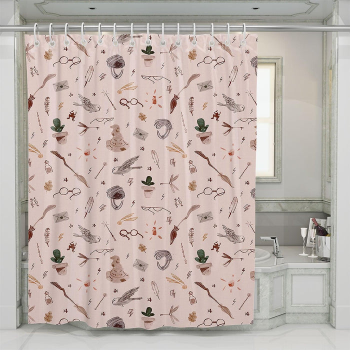 harry potter stuff movies shower curtains