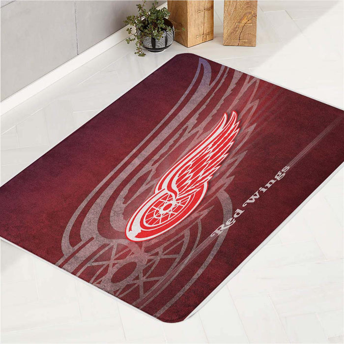 Red Wings bath rugs