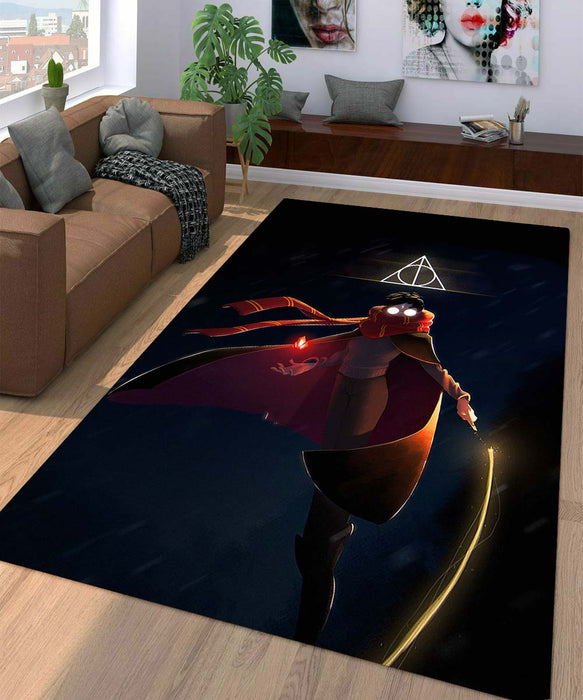 harry potter cartoon Living room carpet rugs