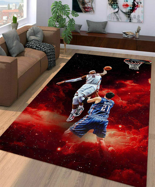 higher than everyone nba Living room carpet rugs