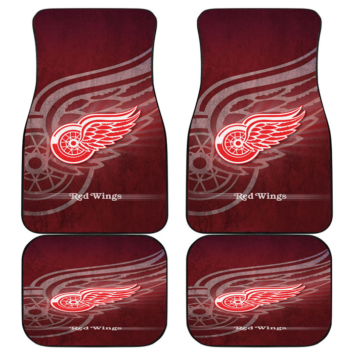 Red Wings Car floor mats Universal fit