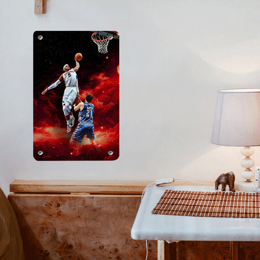 higher than everyone nba Poster Metal print wall art