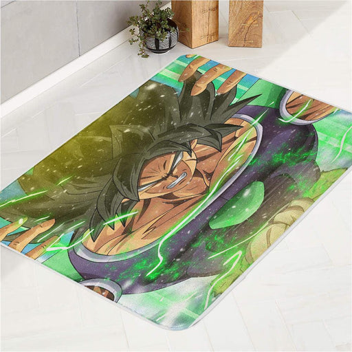 higher of broly dragon ball bath rugs