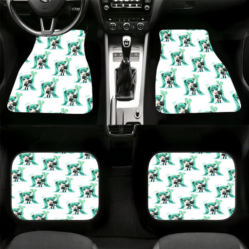 hatsune miko virtual anime singer Car floor mats Universal fit