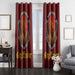 harry potter gryffindor window curtains