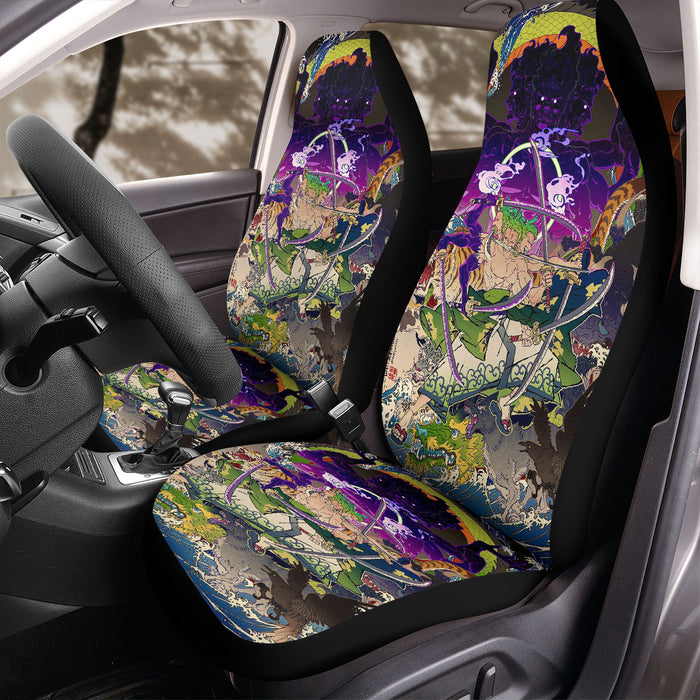 roronoa zoro arc wano Car Seat Covers