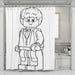 harry potter lego shower curtains