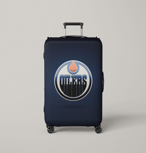 hockey nhl edmonton oilers specular Luggage Covers | Suitcase