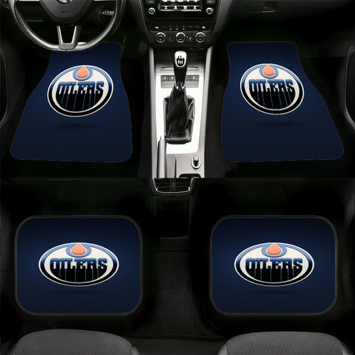 hockey nhl edmonton oilers specular Car floor mats Universal fit