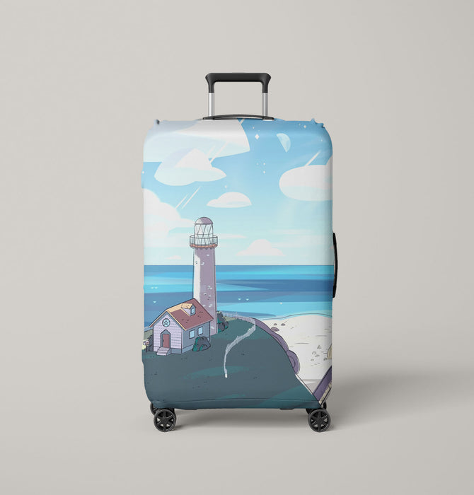 home steven universe beside the beach Luggage Covers | Suitcase