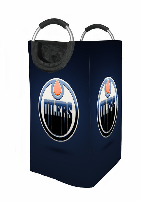 hockey nhl edmonton oilers specular Laundry Hamper | Laundry Basket