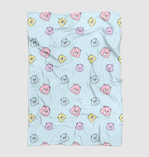 head of bear wink Ultra soft fleece blanket