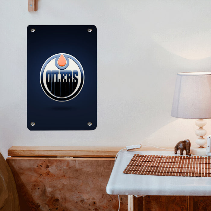 hockey nhl edmonton oilers specular Poster Metal print wall art