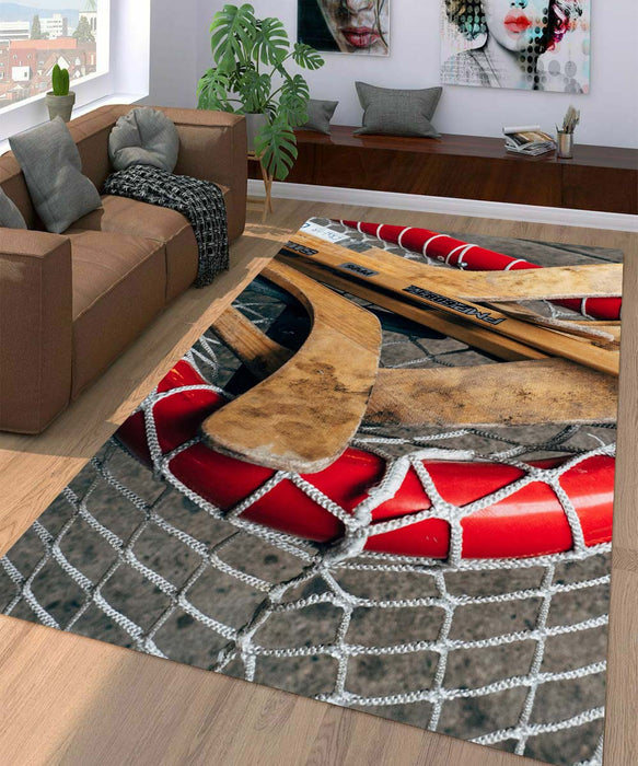 hockey stuff for make you happy Living room carpet rugs