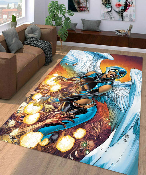 Hawkgirl dc Living room carpet rugs