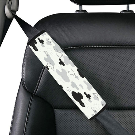 head silhouette micket mouse Car seat belt cover