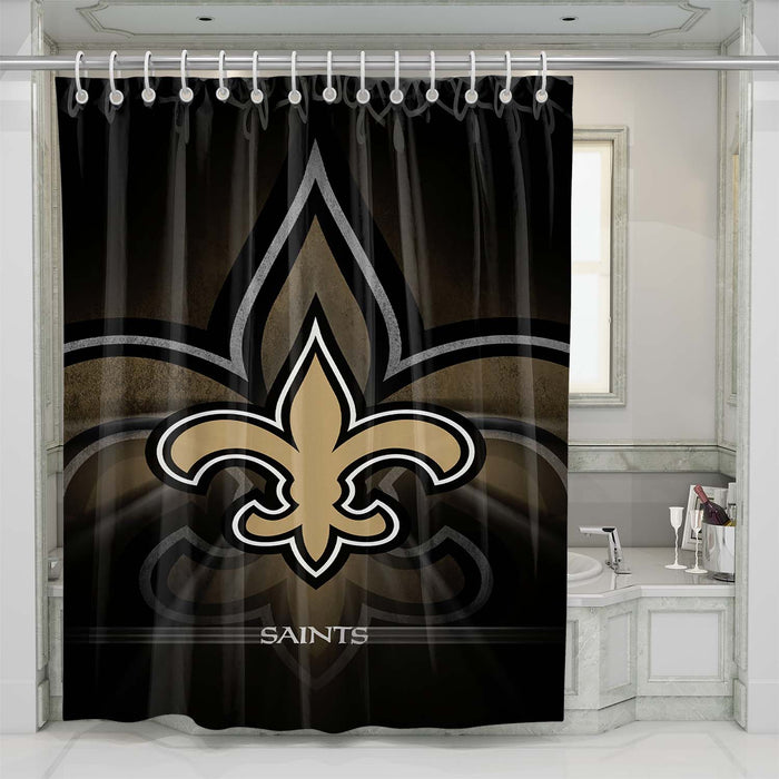 saints shower curtains