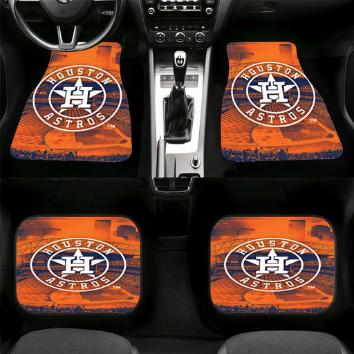 houston astros vibe match Car floor mats Universal fit