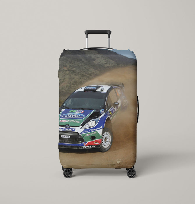 hot situation when car racing Luggage Covers | Suitcase